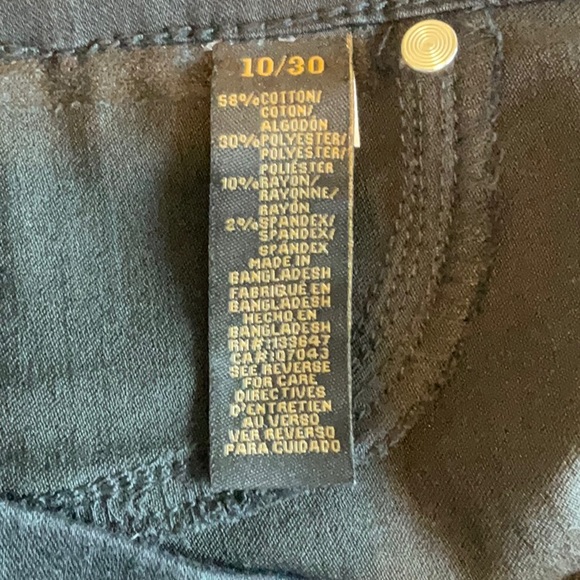 Rachel Roy PEACE Black High-Rise Ankle Skinny Pull On Jeans Size 10/30, NWT - Picture 13 of 14